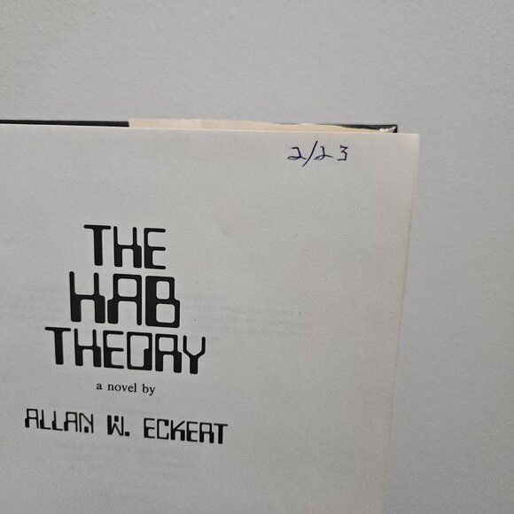 The Hab Theory by Allan W. Eckert Hardcover - Picture 5 of 5